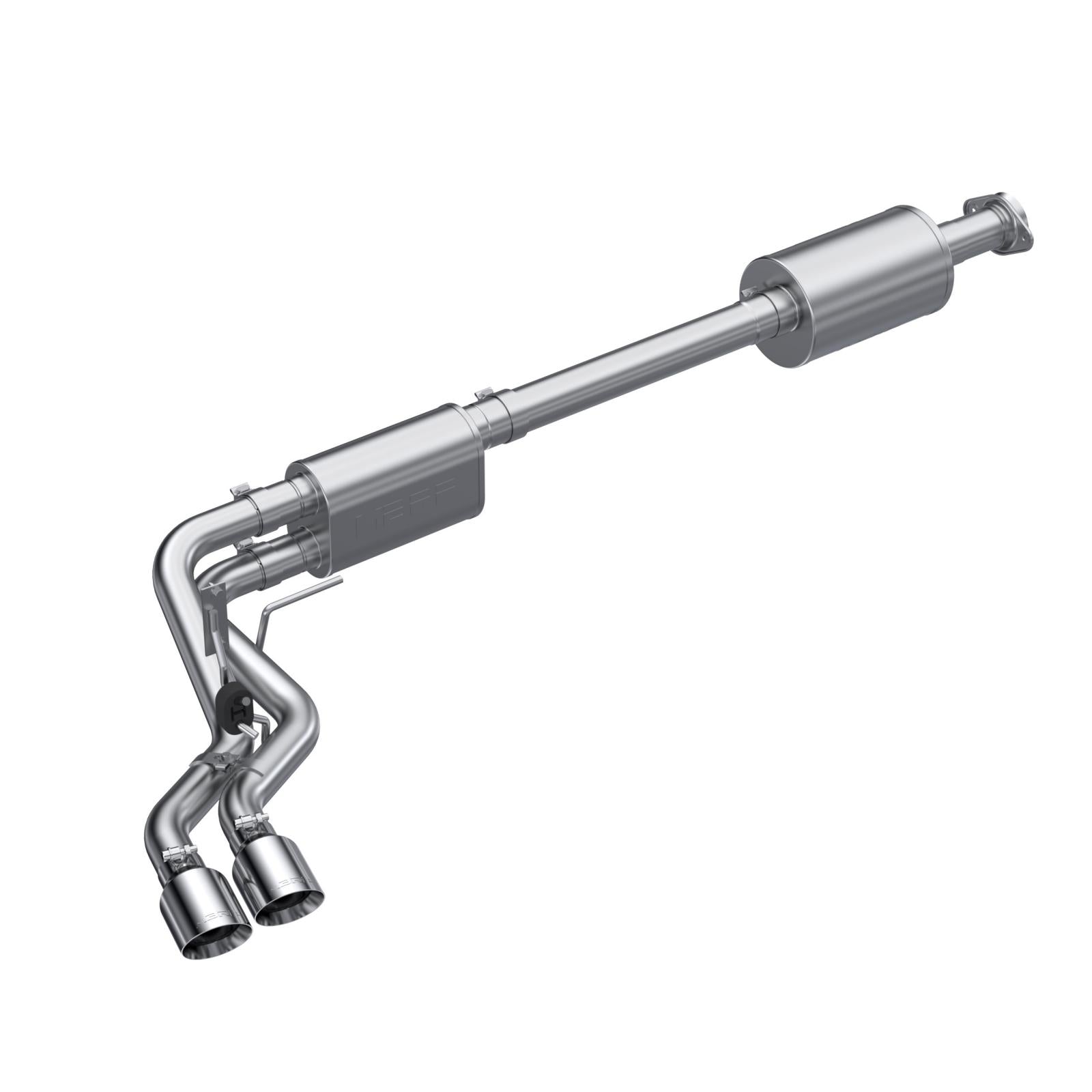 MBRP 3-Inch Cat-Back Exhaust Dual Armor Lite 2.7L/3.5L/5.0L EcoBoost/Gas 2021-2026 Ford F-150 Aluminized Steel 2.5-Inch
