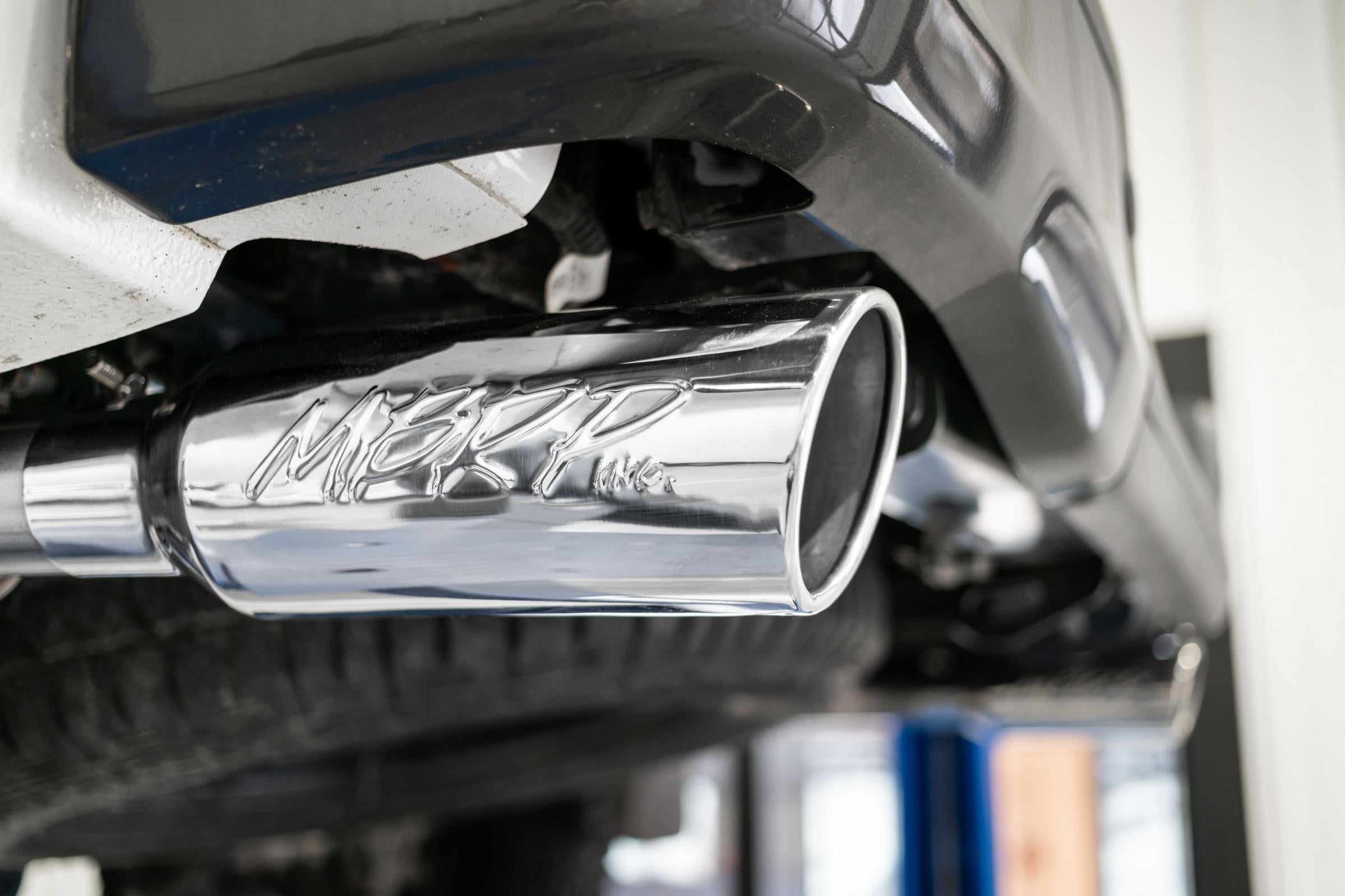 MBRP 3-Inch Cat-Back Exhaust Dual Split Rear Exit Armor Black 2.3L EcoBoost 2019-2023 Ford Ranger