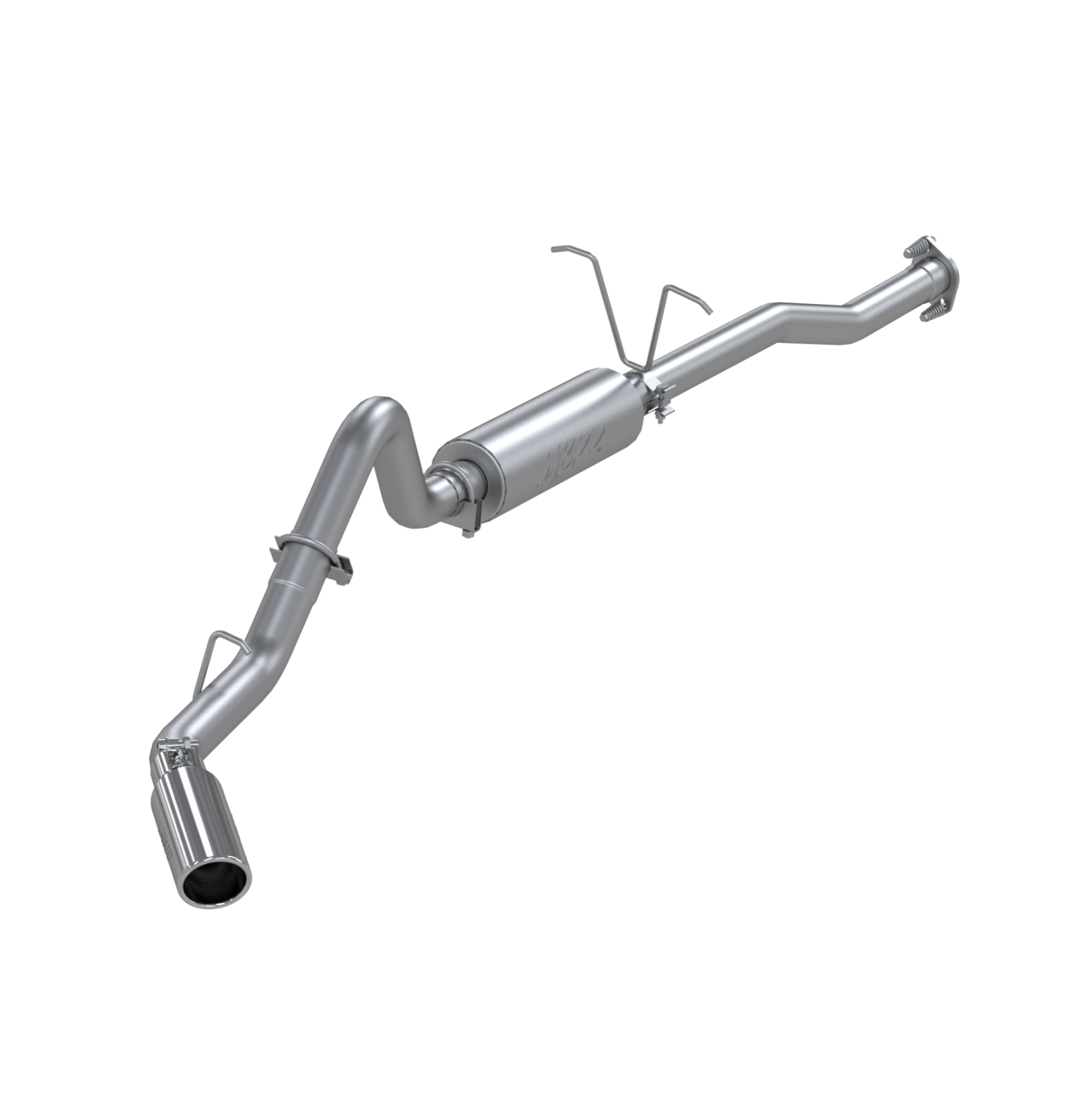 MBRP 2.5-Inch Cat-Back Exhaust Single Side Armor Lite 3.0L/4.0L Gas 1998-2011 Ford Ranger; 1998-2008 Mazda B3000; 1998-2009 Mazda B4000
