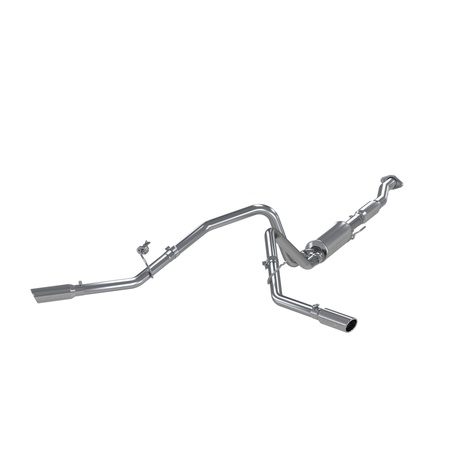 MBRP 2.5-Inch Cat-Back Exhaust Dual Armor Lite 5.0L Gas 2011-2014 Ford F-150 Aluminized Steel Crew Cab, Extended Cab, Regular Cab Long Bed 66.0 inch, 78.0 inch 3.5-Inch 11-14 Ford F-150 3 Inch Cat-Back 2.5 Inch Dual Split Side Armor Lite