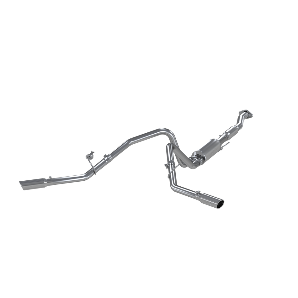 MBRP 2.5-Inch Cat-Back Exhaust Dual Armor Lite 5.0L Gas 2011-2014 Ford F-150 Aluminized Steel Crew Cab, Extended Cab, Regular Cab Long Bed 66.0 inch, 78.0 inch 3.5-Inch 11-14 Ford F-150 3 Inch Cat-Back 2.5 Inch Dual Split Side Armor Lite