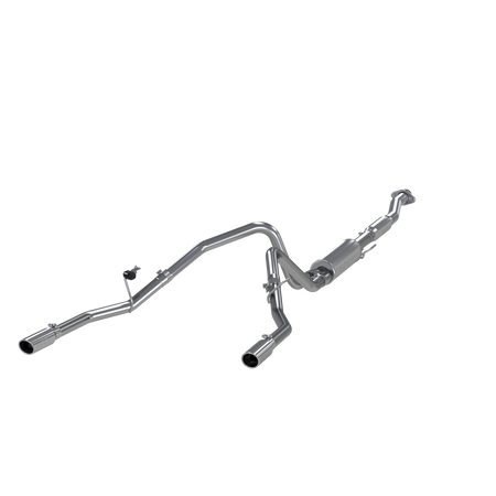 MBRP 2.5-Inch Cat-Back Exhaust Dual Armor Lite 5.0L Gas 2011-2014 Ford F-150 Aluminized Steel Crew Cab, Extended Cab, Regular Cab Long Bed 66.0 inch, 78.0 inch 3.5-Inch Ford 3 Inch Cat-Back For 11-14 Ford F-150 5.0L Regular Cab/Long Bed