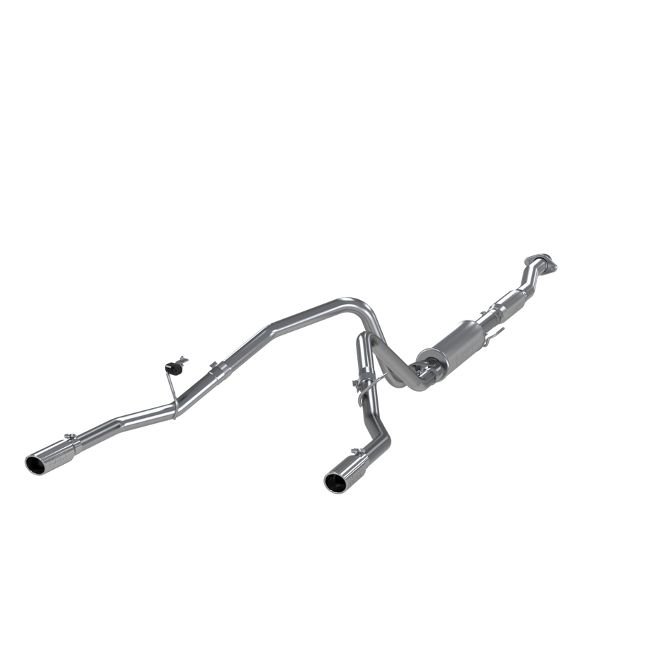 MBRP 2.5-Inch Cat-Back Exhaust Dual Armor Lite 5.0L Gas 2011-2014 Ford F-150 Aluminized Steel Crew Cab, Extended Cab, Regular Cab Long Bed 66.0 inch, 78.0 inch 3.5-Inch Ford 3 Inch Cat-Back For 11-14 Ford F-150 5.0L Regular Cab/Long Bed