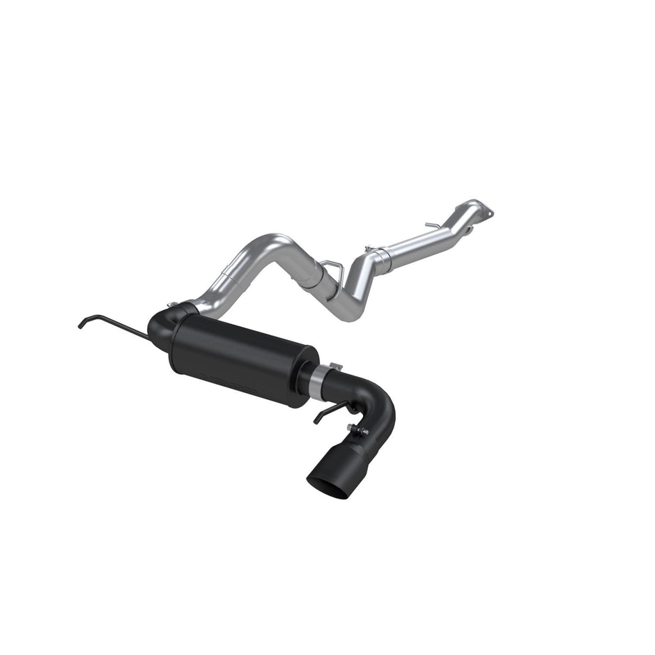 MBRP 3-Inch Cat-Back Exhaust Single Rear Exit Armor Black 2.3L/2.7L EcoBoost/Gas 2021-2026 Ford Bronco