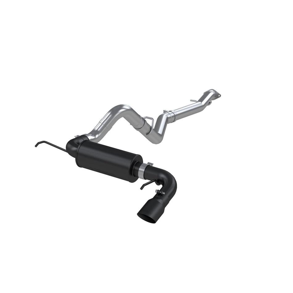 MBRP 3-Inch Cat-Back Exhaust Single Rear Exit Armor Black 2.3L/2.7L EcoBoost/Gas 2021-2026 Ford Bronco