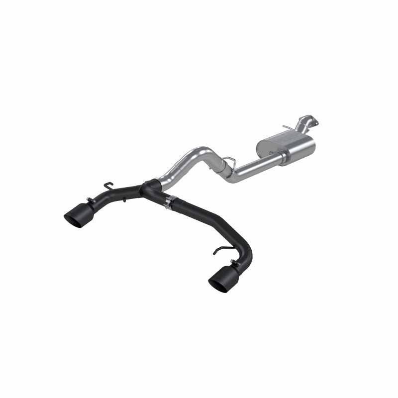 MBRP Cat-Back Exhaust Dual Armor Black 2.3L/2.7L EcoBoost/Gas 2021-2026 Ford Bronco