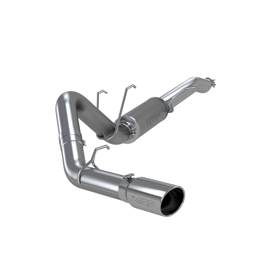 MBRP 4-Inch Resonator Single Side Armor Lite 6.2L/6.8L/7.3L Gas 2017-2026 Ford F-250 Super Duty/F-350 Super Duty