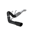 MBRP 4-Inch Resonator Single Side Exit Armor Black 6.2L/6.8L/7.3L Gas 2017-2026 Ford F-250 Super Duty/F-350 Super Duty