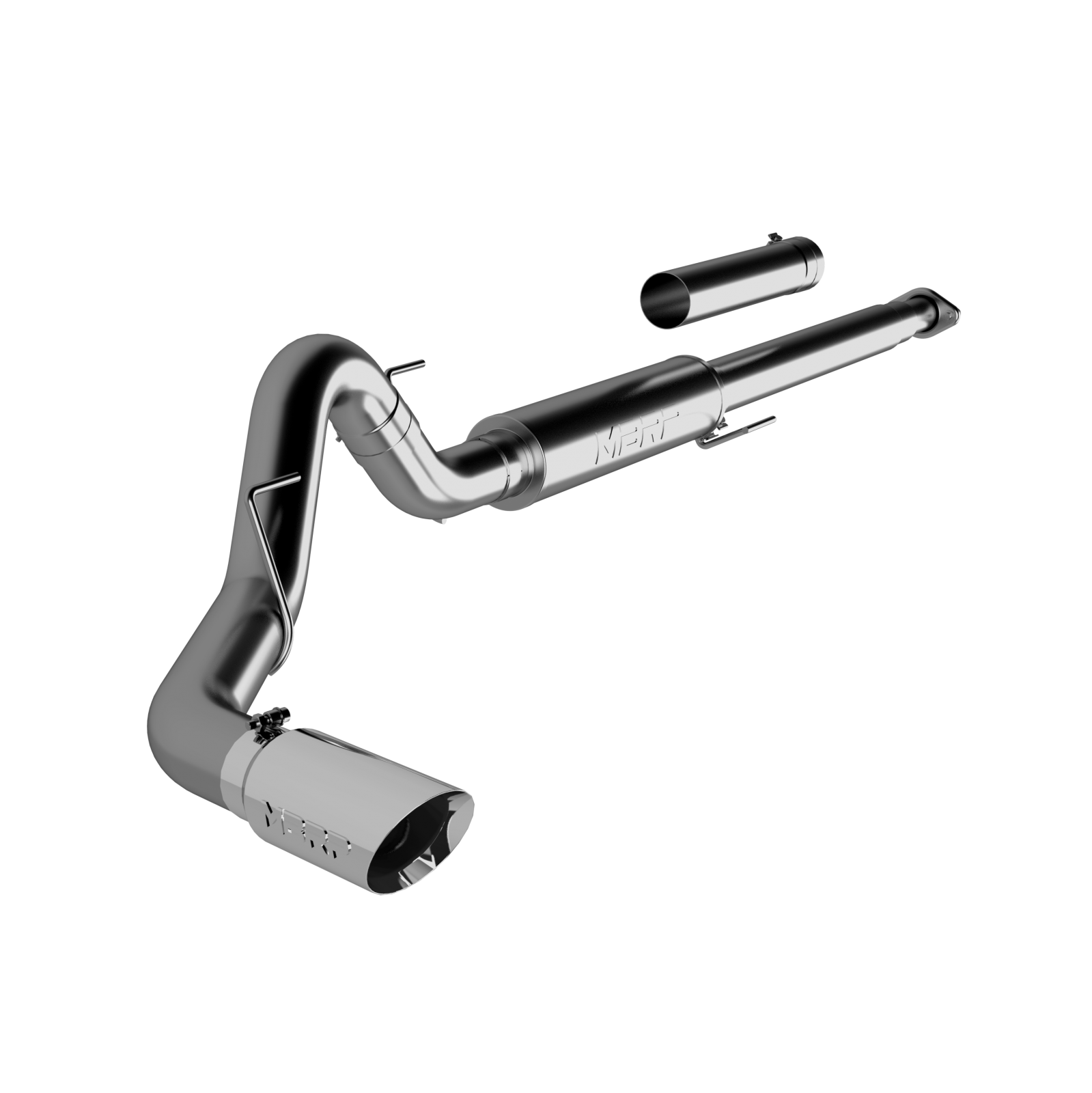 MBRP 4-Inch Cat-Back Exhaust Single Armor Pro 2.7L/3.5L EcoBoost/Gas 2015-2020 Ford F-150