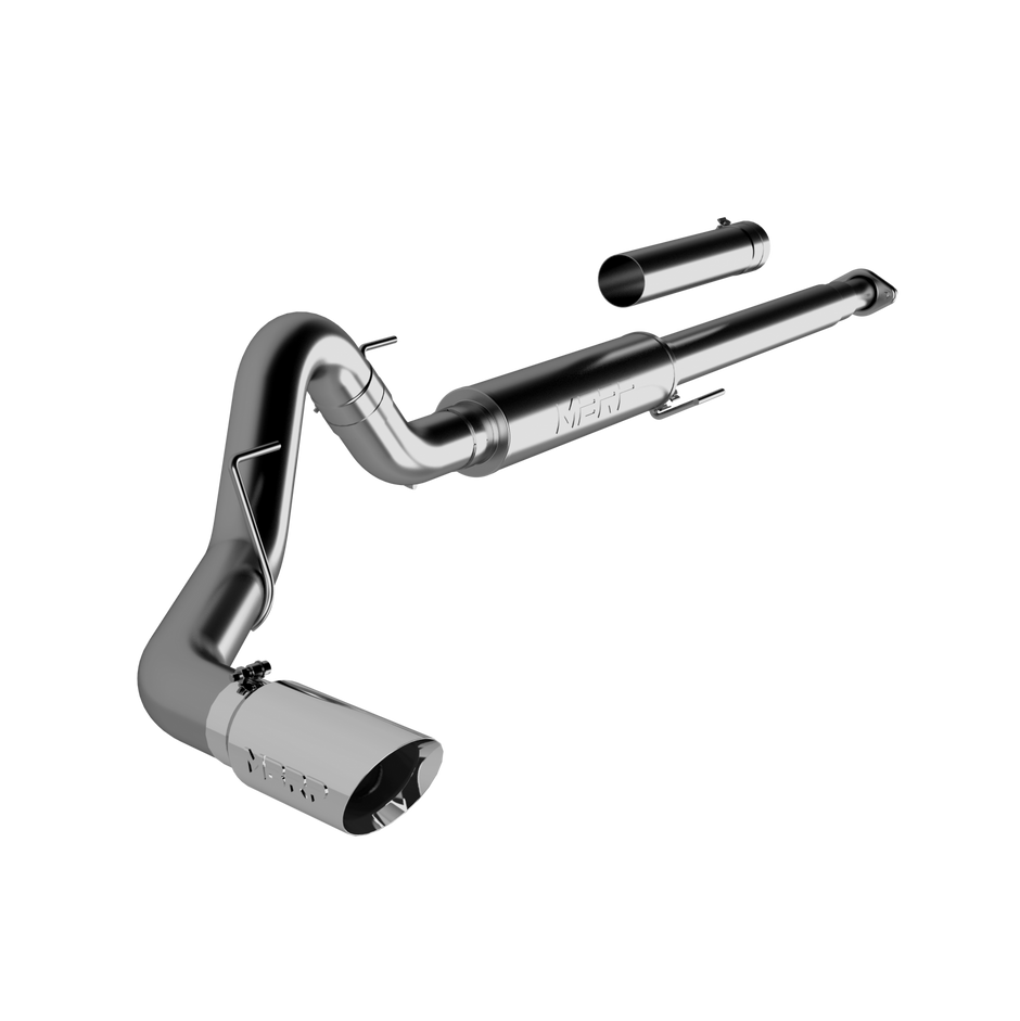 MBRP 4-Inch Cat-Back Exhaust Single Armor Pro 2.7L/3.5L EcoBoost/Gas 2015-2020 Ford F-150