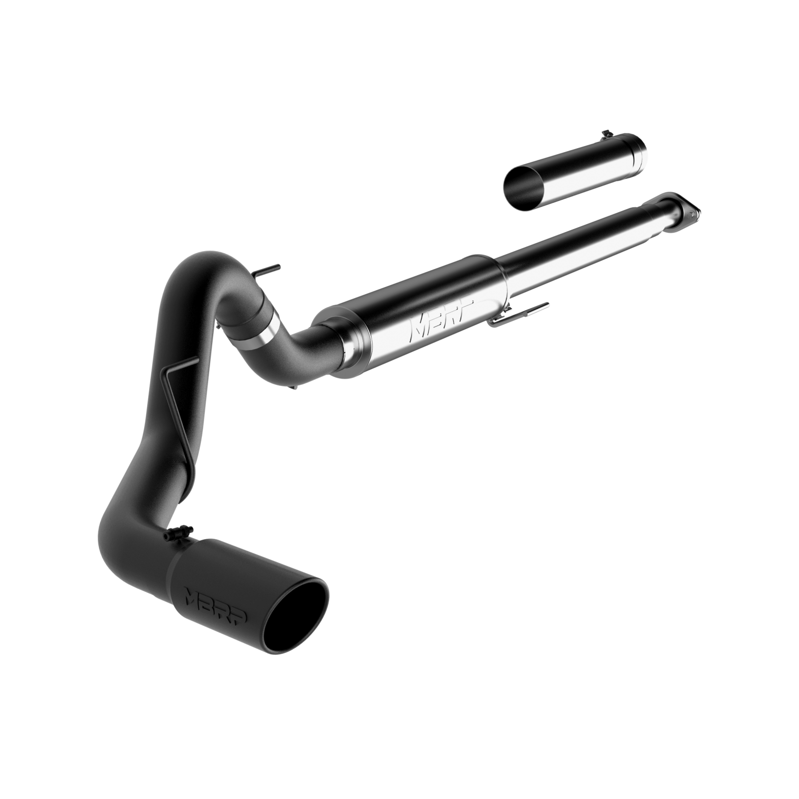 MBRP 4-Inch Cat-Back Exhaust Single Armor Black 2.7L/3.5L EcoBoost/Gas 2015-2020 Ford F-150