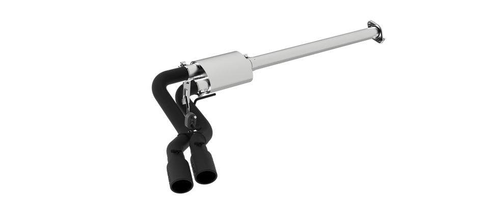 MBRP 3-Inch Cat-Back Exhaust Single Side Armor Black 2.7L/3.5L/5.0L EcoBoost/Gas 2015-2020 Ford F-150