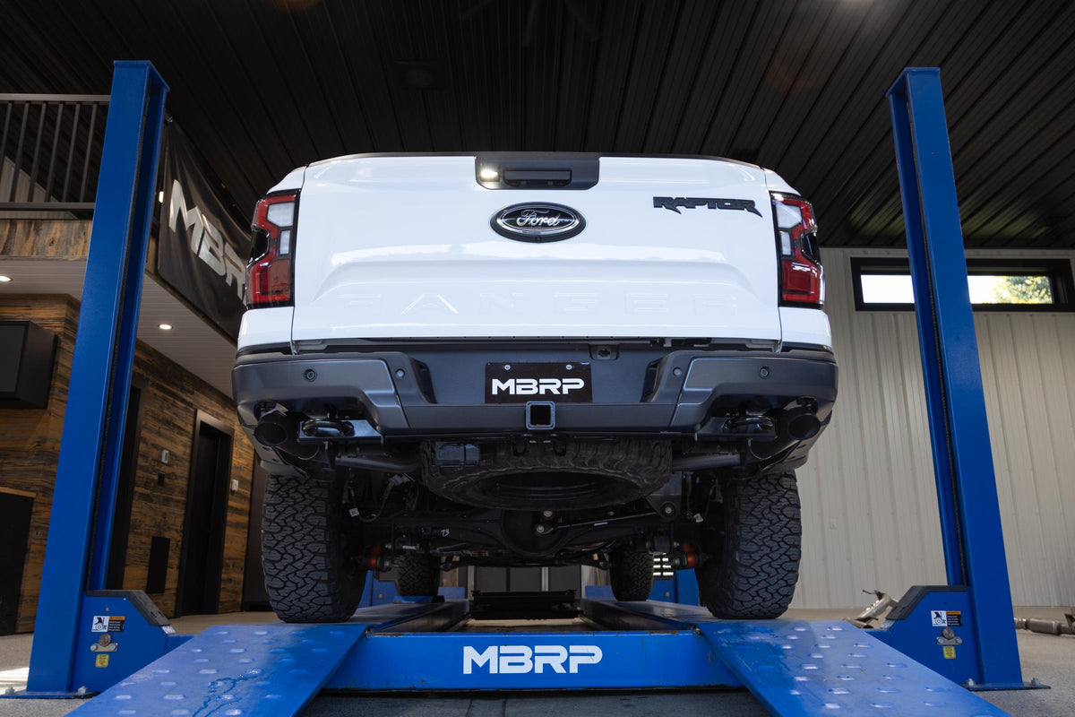 MBRP Axle-Back Exhaust Armor Black 3.0L 2024-2026 Ford Ranger