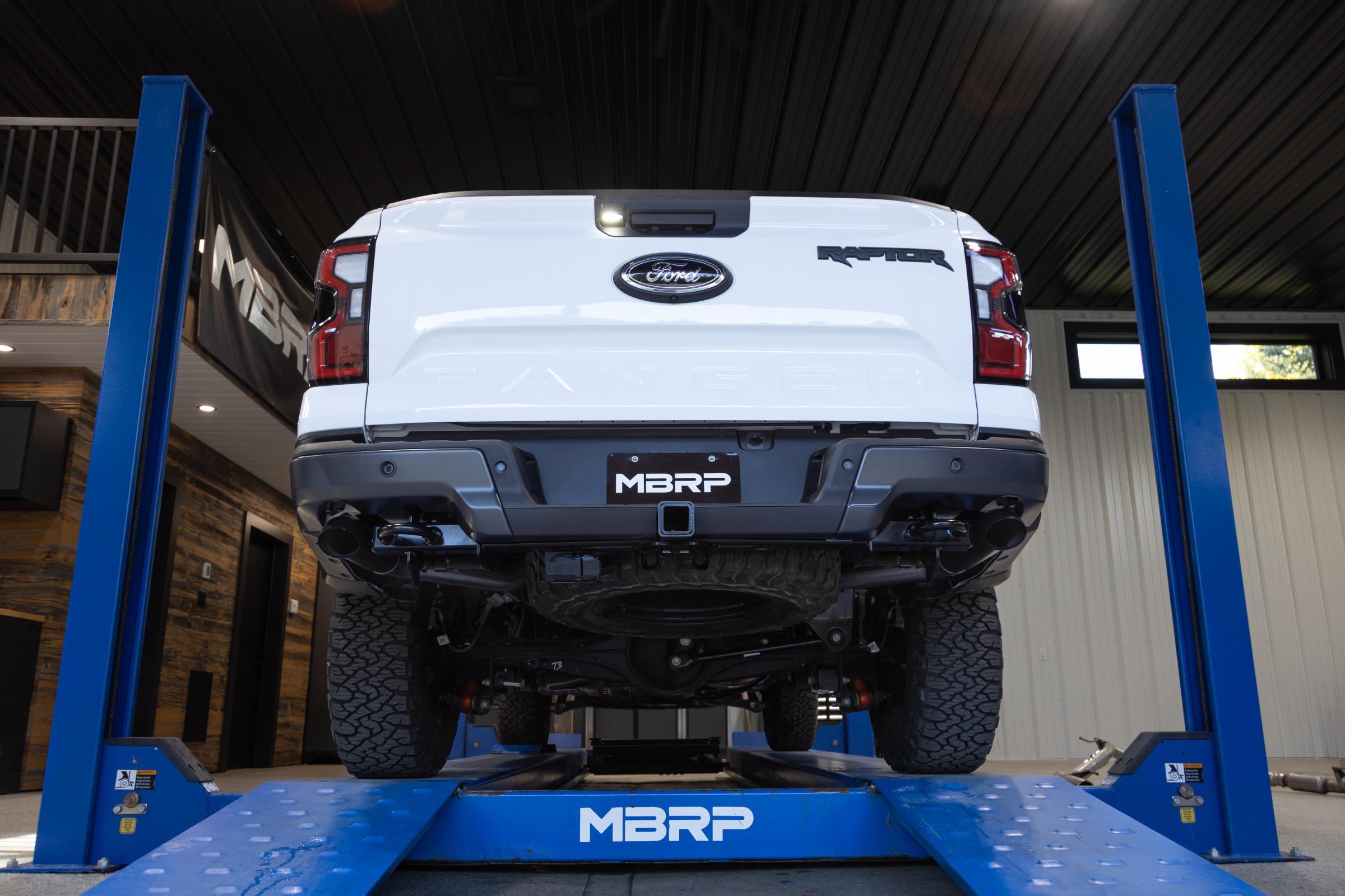 MBRP Axle-Back Exhaust Armor Black 3.0L 2024-2026 Ford Ranger