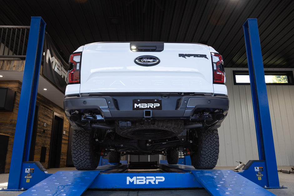 MBRP Axle-Back Exhaust Armor Black 3.0L 2024-2026 Ford Ranger