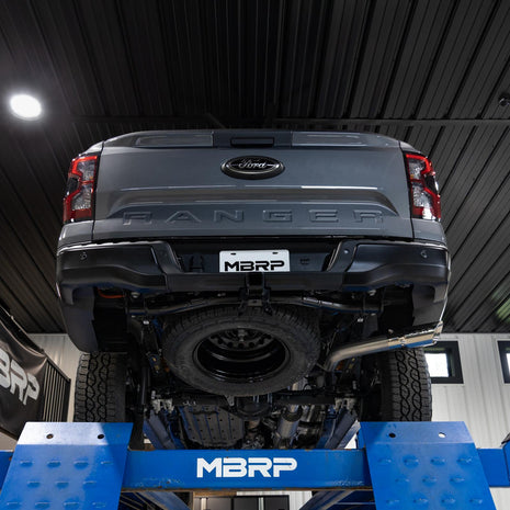 MBRP Cat-Back Exhaust Single Side Armor Pro 2.7L 2024-2026 Ford Ranger