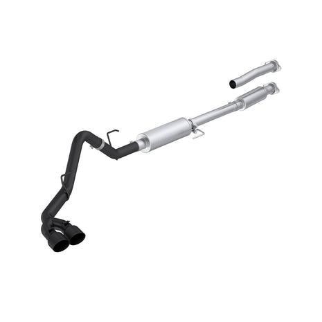 MBRP 3-Inch Cat-Back Exhaust Single Side Armor BLK 2.7L/3.5L/5.0L 2021-2026 Ford F-150