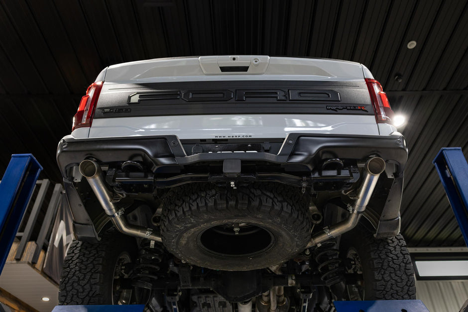 MBRP 3-Inch Axle-Back Exhaust Turn down Armor Pro 3.5L/5.2L 2022-2026 Ford F-150