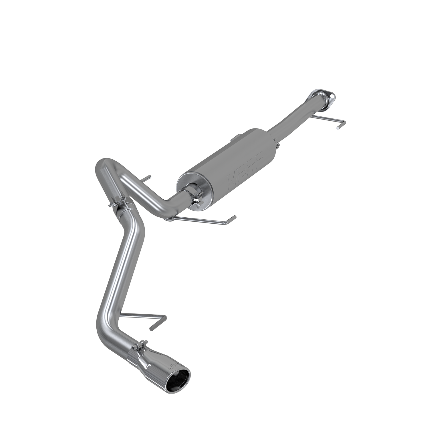 MBRP 2.5-Inch Cat-Back Exhaust Single Rear Exit Armor Lite 4.0L Gas 2007-2014 Toyota FJ Cruiser Aluminized Steel 3.75-Inch