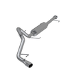 MBRP 2.5-Inch Cat-Back Exhaust Single Rear Exit Armor Lite 4.0L Gas 2007-2014 Toyota FJ Cruiser Aluminized Steel 3.75-Inch