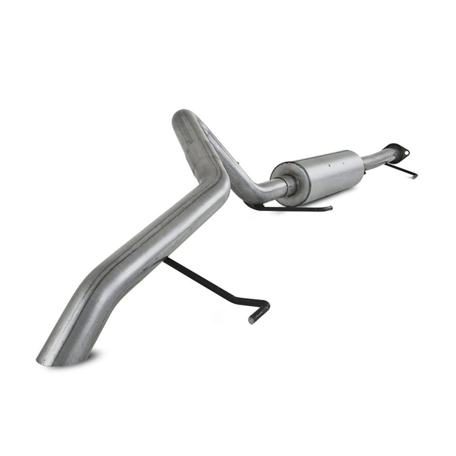 MBRP 2.5-Inch Cat-Back Exhaust Single Rear Exit Armor Lite 4.0L Gas 2007-2014 Toyota FJ Cruiser Aluminized Steel Cat Back Exhaust System Single Rear Exit Off-Road Tail No Tip For 07-14 Toyota FJ 4.0L V6 Aluminized Steel