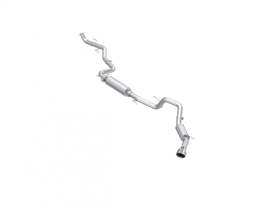 MBRP 3-Inch Cat-Back Exhaust Single Armor Pro 2.4L 2024-2026 Toyota Tacoma T304 Stainless Steel Silver