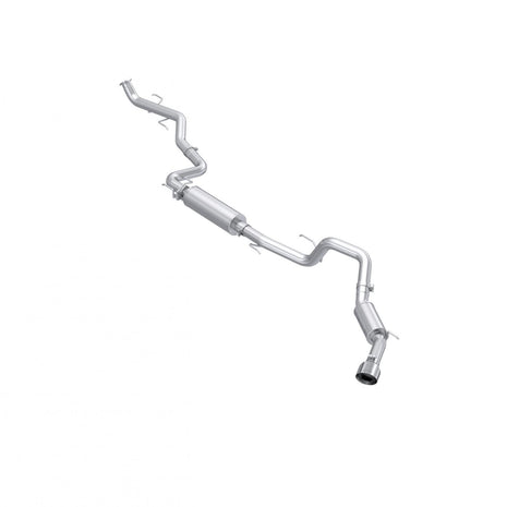 MBRP 3-Inch Cat-Back Exhaust Single Armor Pro 2.4L 2024-2026 Toyota Tacoma T304 Stainless Steel Silver