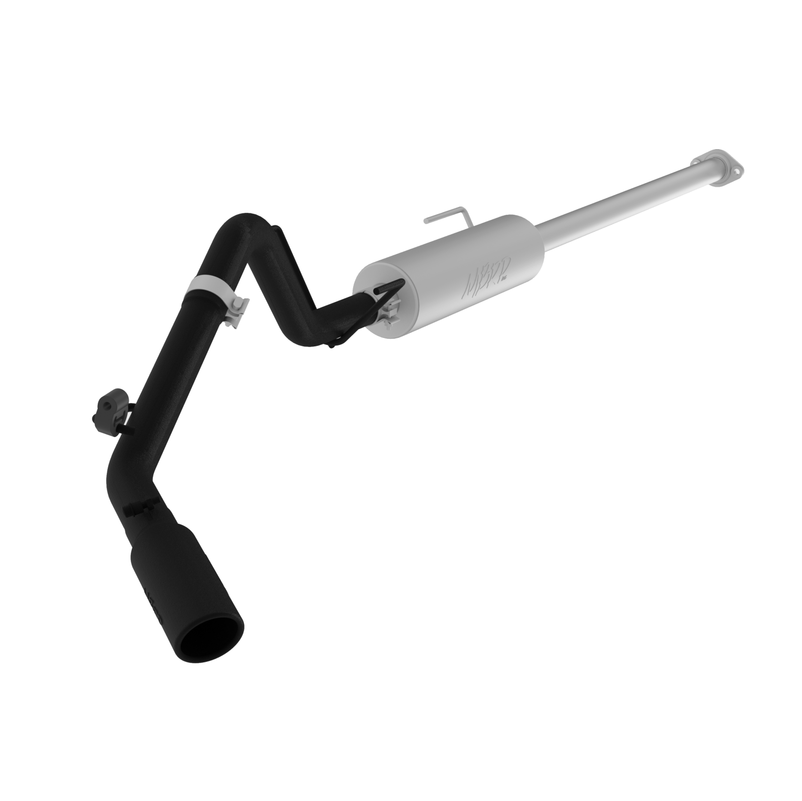 MBRP 2.5-Inch Cat-Back Exhaust Single Side Armor Black 4.0L Gas 2005-2015 Toyota Tacoma