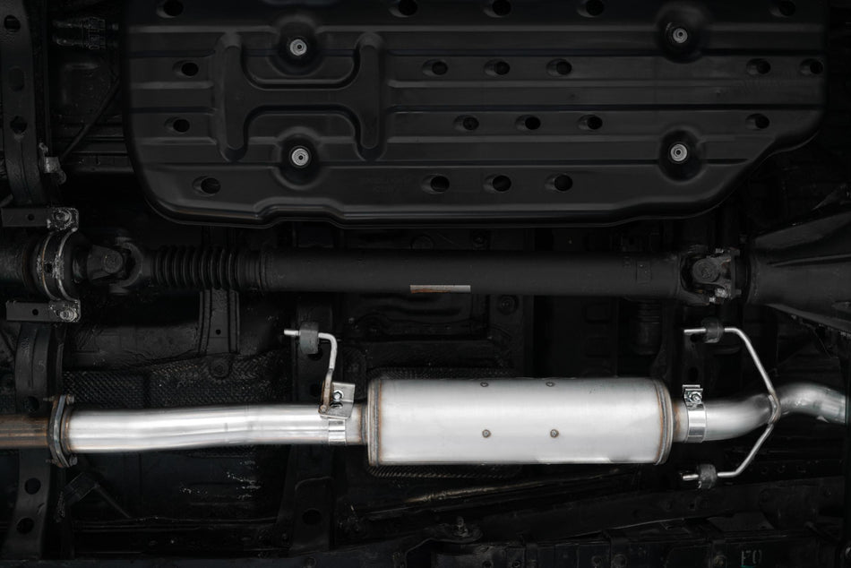 MBRP 3-Inch Cat-Back Exhaust Single Side Exit Armor Lite 3.5L Gas 2016-2023 Toyota Tacoma Aluminized Steel 4-Inch