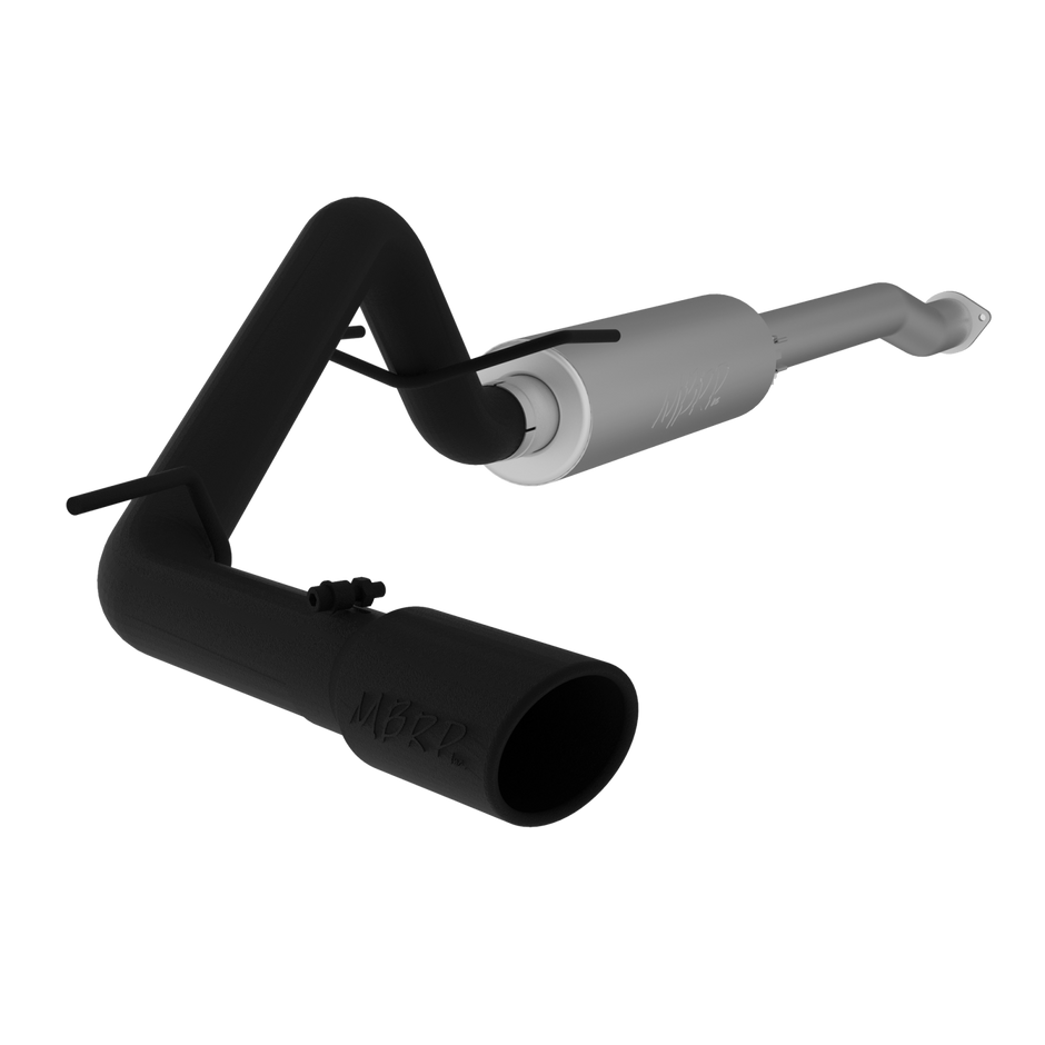 MBRP 3-Inch Cat-Back Exhaust Single Side Exit Armor Black 3.5L Gas 2016-2023 Toyota Tacoma