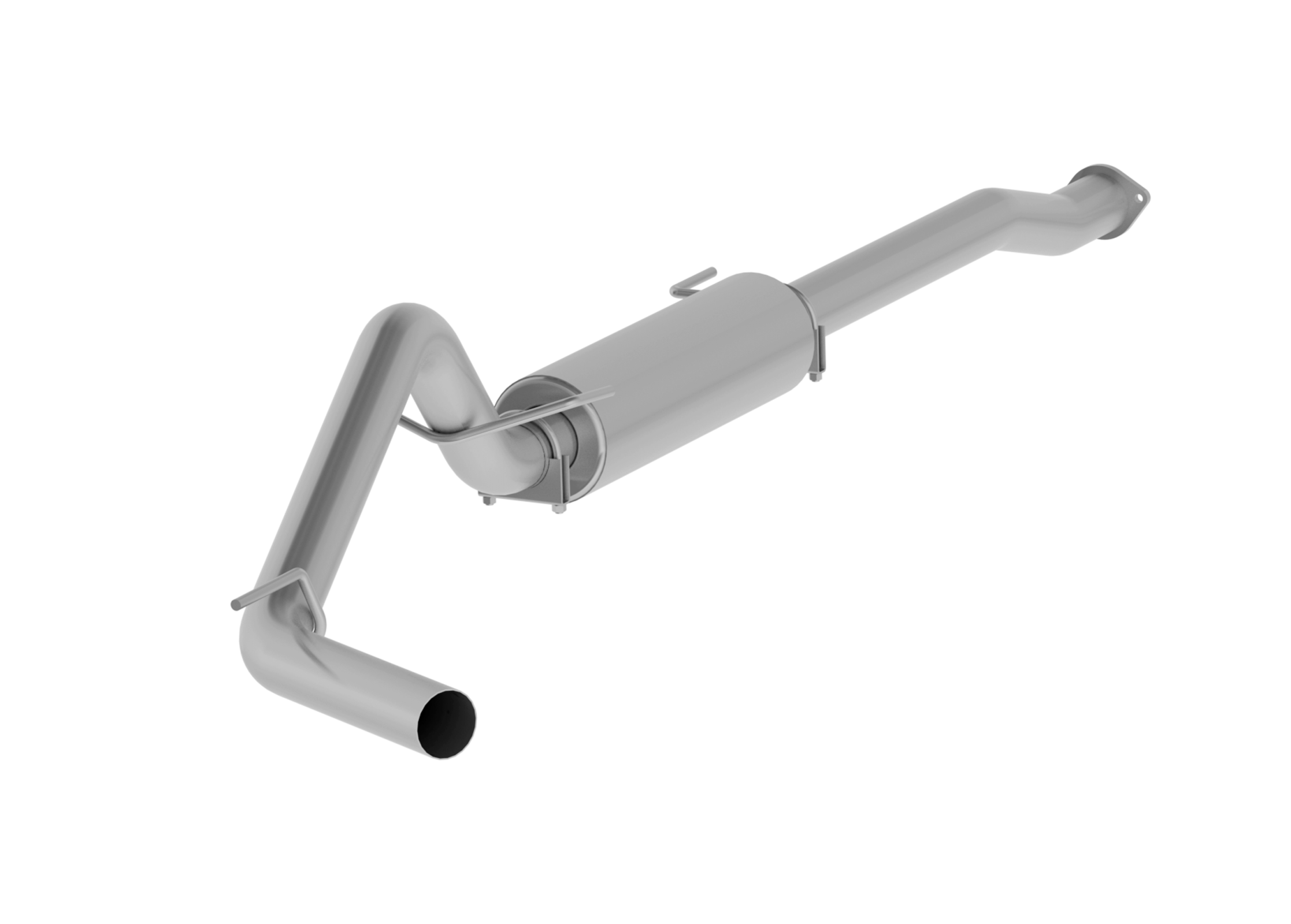 MBRP 3-Inch Cat-Back Exhaust Single Side Exit Armor Lite 3.5L Gas 2016-2023 Toyota Tacoma Aluminized Steel Toyota 3 Inch Cat Back Exhaust System For 16-23 Toyota Tacoma 3.5L Single Side Exit, No Tip