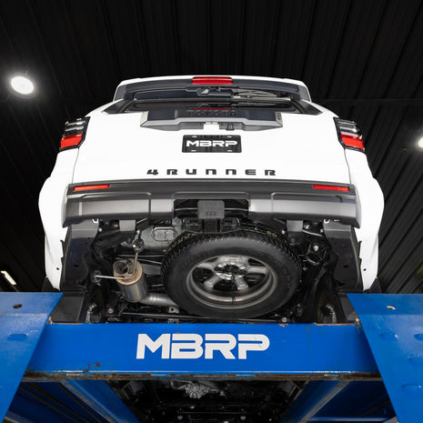MBRP Cat-Back Exhaust Turndown Armor Pro 2024-2026 Toyota Land Cruiser; 2025-2026 Toyota 4Runner