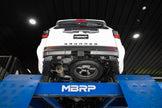 MBRP Cat-Back Exhaust Turndown Armor Lite 2024-2026 Toyota Land Cruiser; 2025-2026 Toyota 4Runner