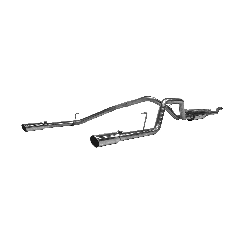 MBRP 2.5-Inch Cat-Back Exhaust Dual Armor Plus 5.6L Gas 2004-2015 Nissan Titan