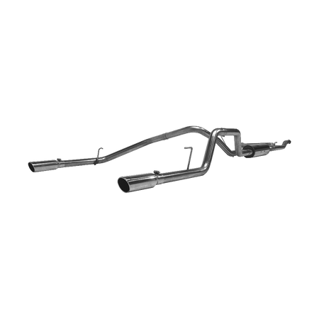 MBRP 2.5-Inch Cat-Back Exhaust Dual Armor Plus 5.6L Gas 2004-2015 Nissan Titan