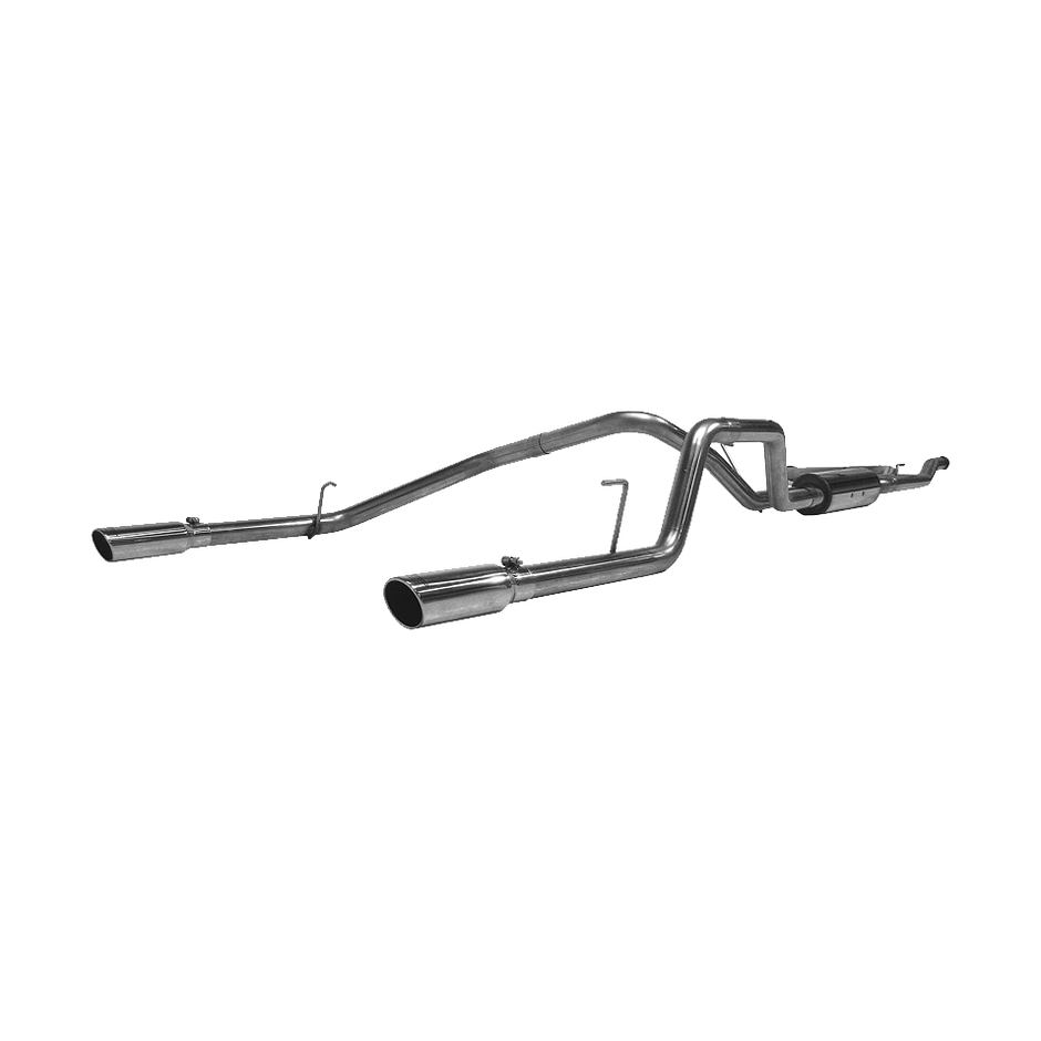 MBRP 2.5-Inch Cat-Back Exhaust Dual Armor Plus 5.6L Gas 2004-2015 Nissan Titan