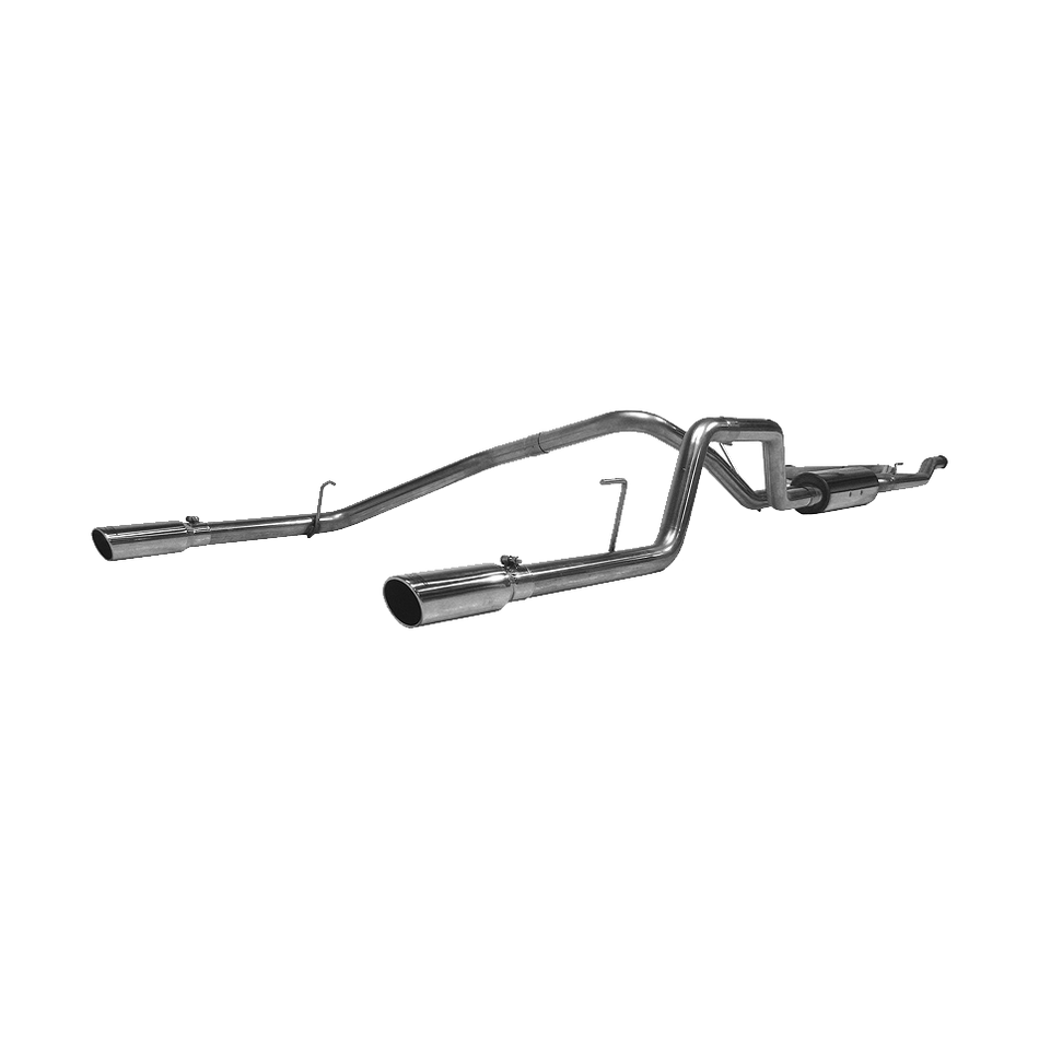 MBRP 2.5-Inch Cat-Back Exhaust Dual Armor Plus 5.6L Gas 2004-2015 Nissan Titan