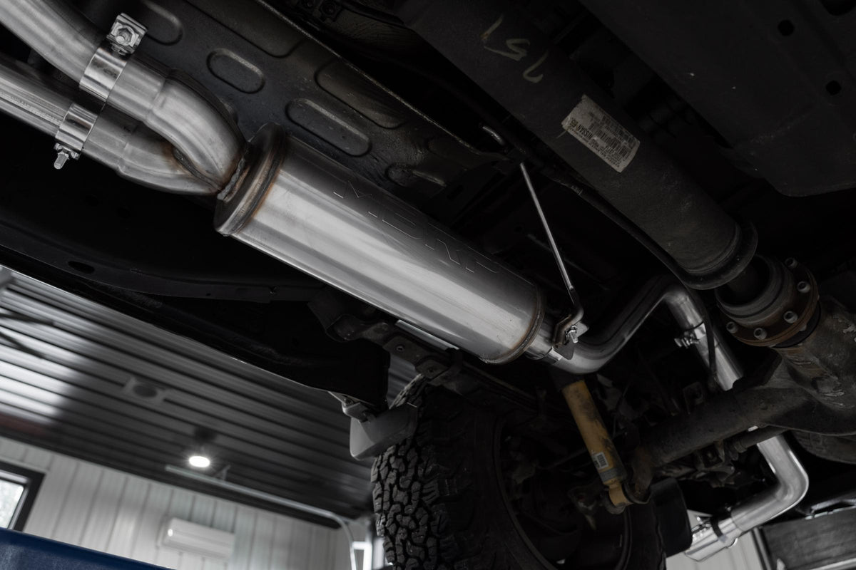 MBRP Cat-Back Exhaust Single Rear Exit Armor Pro 3.8L Gas 2022-2026 Nissan Frontier