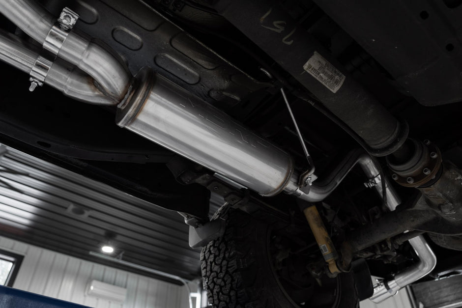 MBRP Cat-Back Exhaust Rear Exit Armor Pro 3.8L Gas 2022-2026 Nissan Frontier