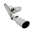 MBRP 2.5-Inch Cat-Back Exhaust Single Side Armor Lite 2.5L/4.0L Gas 2000-2006 Jeep TJ/Wrangler
