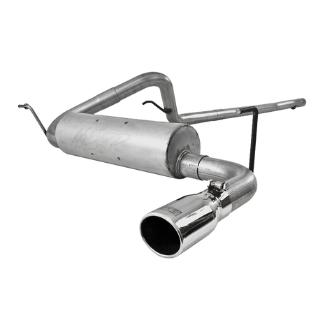 MBRP 2.5-Inch Cat-Back Exhaust Single Side Armor Lite 3.8L Gas 2007-2011 Jeep Wrangler