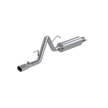 MBRP 2.5-Inch Cat-Back Exhaust Single Side Armor Plus 2.4L/3.7L Gas 2002-2007 Jeep Liberty