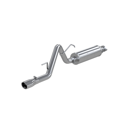 MBRP 2.5-Inch Cat-Back Exhaust Single Side Armor Plus 2.4L/3.7L Gas 2002-2007 Jeep Liberty