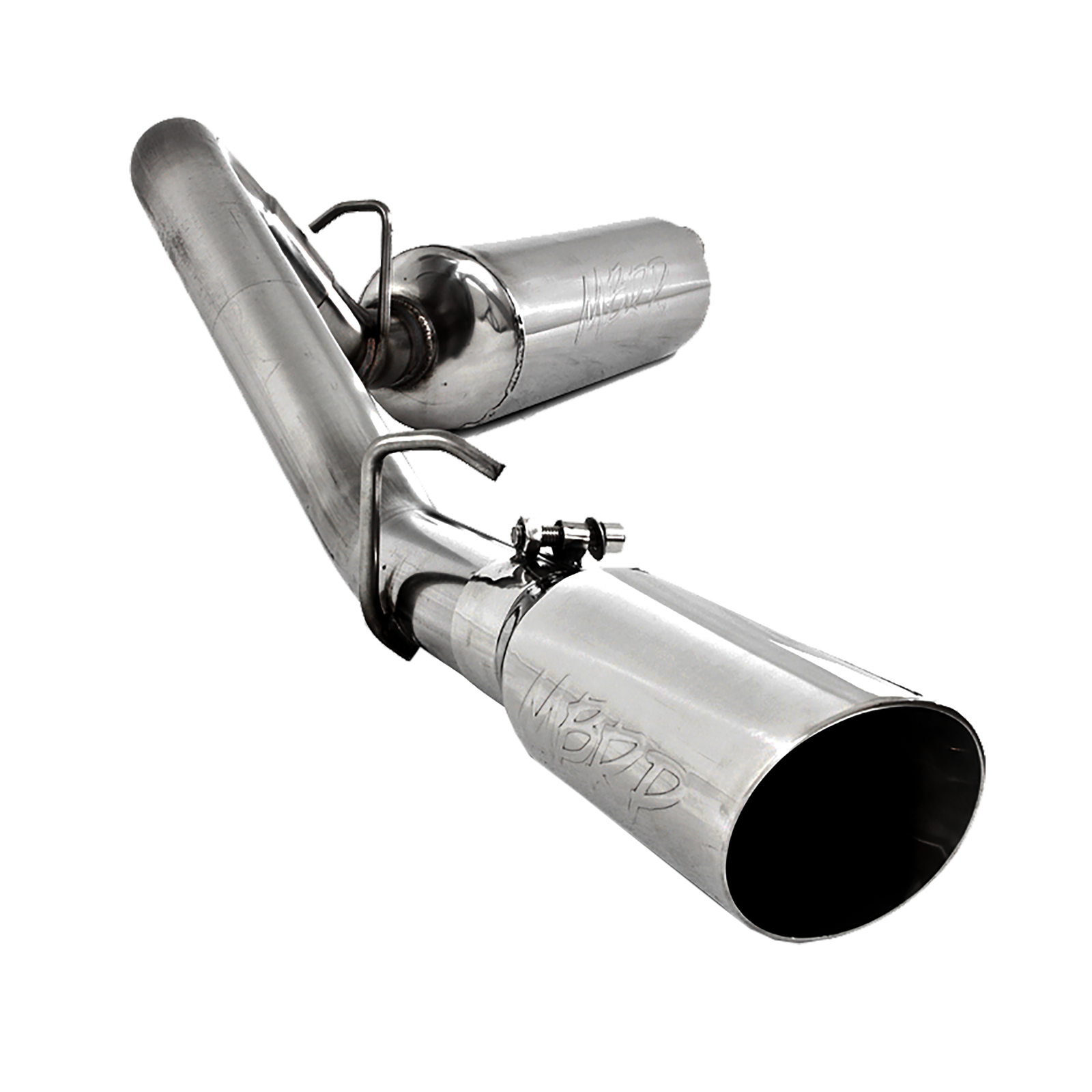 MBRP 2.5-Inch Cat-Back Exhaust Single Side Armor Plus 2.5L/4.0L Gas 1997-1999 Jeep TJ/Wrangler