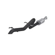 MBRP 2.5-Inch Cat-Back Exhaust Single Armor Black 3.8L Gas 2007-2011 Jeep Wrangler
