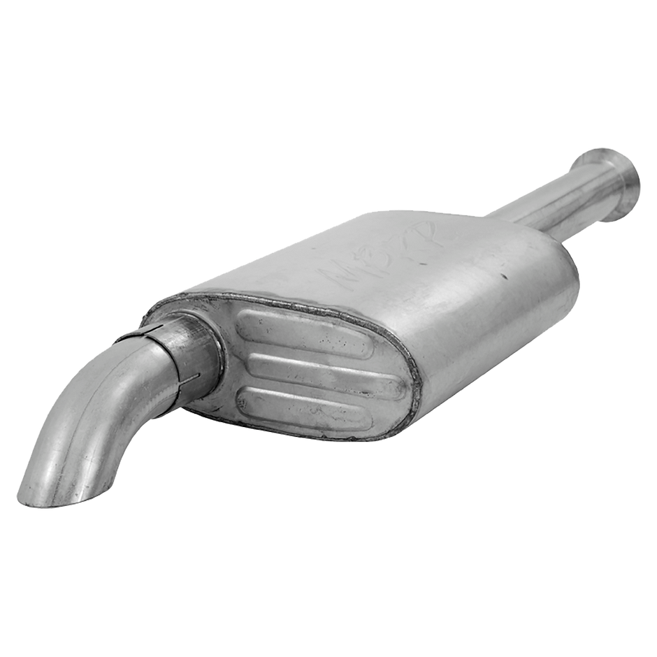 MBRP 2.5-Inch Cat-Back Exhaust Turn down Armor Plus 2.5L/4.0L Gas 2000-2006 Jeep TJ/Wrangler