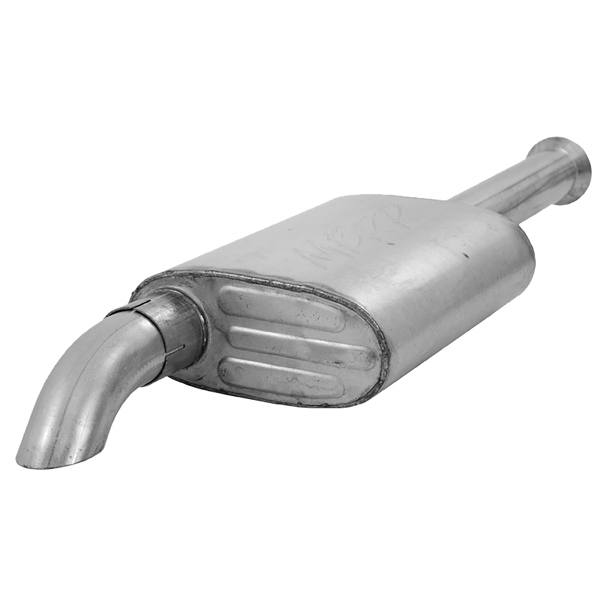 MBRP 2.5-Inch Cat-Back Exhaust Turn down Armor Lite 2.5L/4.0L Gas 2000-2006 Jeep TJ/Wrangler