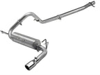 MBRP 2.5-Inch Cat-Back Exhaust Single Rear Exit Armor Lite 3.6L Gas 2012-2017 Jeep Wrangler; 2018 Jeep Wrangler JK Aluminized Steel 3.75-Inch
