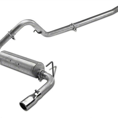 MBRP 2.5-Inch Cat-Back Exhaust Single Rear Exit Armor Lite 3.6L Gas 2012-2017 Jeep Wrangler; 2018 Jeep Wrangler JK Aluminized Steel 3.75-Inch