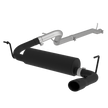 MBRP 2.5-Inch Cat-Back Exhaust Single Rear Exit Armor Black 3.6L Gas 2012-2017 Jeep Wrangler; 2018 Jeep Wrangler JK